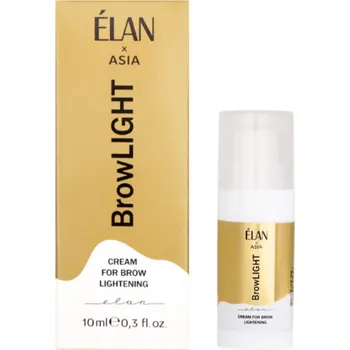 Péče o řasy a obočí ÉLAN × ASIA BrowLIGHT Cream for brow lightening – zesvětlující krém na obočí 10 ml