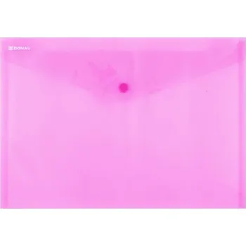 Obálka s drukem průhledná A4 PP, červená