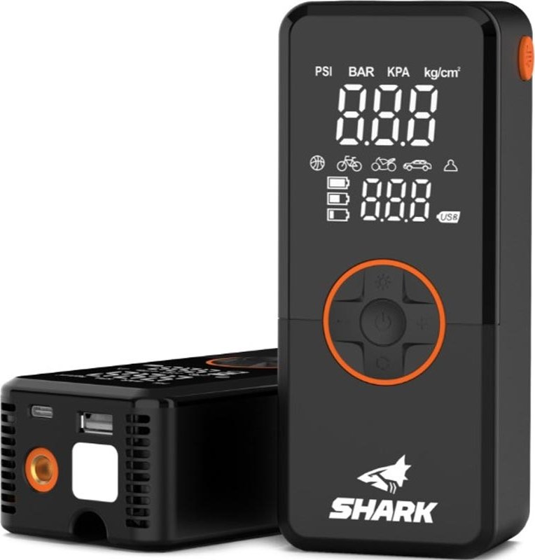 Shark Aku kompresor s powerbankou SHARK BP-150 černý