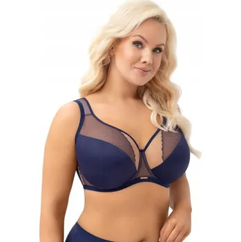 Dámské spodní prádlo Gorsenia podprsenka měkká modrá velikost 105D