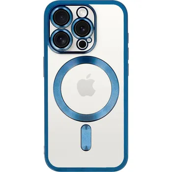 Pouzdro na mobilní telefon Zadní kryt Metallic MagSafe pro iPhone 16 Pro Blue