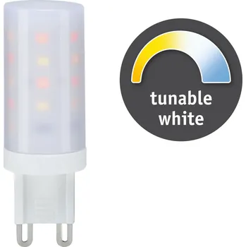 Žárovka PAULMANN VÝPRODEJ VZORKU LED žárovka 1x4W G9 teplá bílá - denní bílá TunableWhite - PAULMANN P 28820