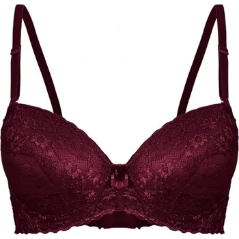 Podprsenka Super push up podprsenka Magda B220 85A vínová