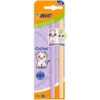 Długopis Cristal Figurine 1mm niebieski 2szt BIC (pl, 2000, BIC)