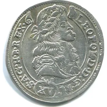 Leopold I. XV Kreuzer 1686 / KB. Kremnica. Ag,