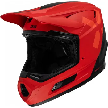 Helma na motorku Integrální helma iXS TRIGGER MX 1.0 GRAPHIC MIPS X1-530206 matně červeno-černé XL