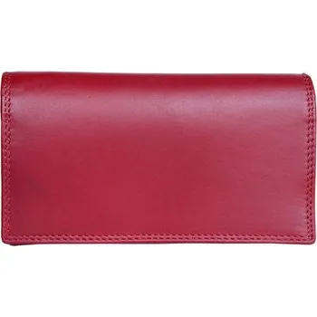 Peněženka Klasická červená dámská kožená peněženka HMT s ochranout dat (RFID)