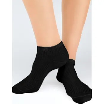 PRUHOVANÉ NOHY MODAL ST054 černá 36-41