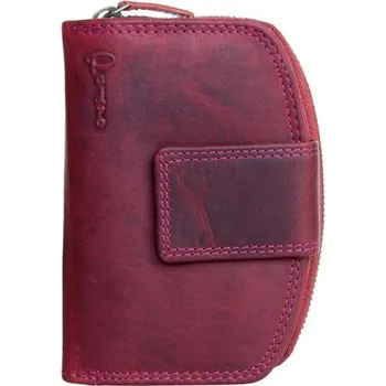 Peněženka Tmavě růžová dámská celá kožená peněženka Pedro