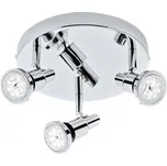 BRILONER LED bodové svítidlo pr. 21 cm 3xGU10 4,8W 400lm chrom IP44 BRI 2992-038R