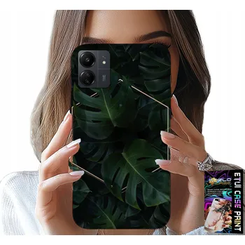 Pouzdro na mobilní telefon POUZDRO pro Xiaomi Redmi 13C 4G - Elegantní motiv listů, moderní kryt