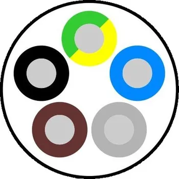 elektrický kabel Kabel CYKY-J 5x6