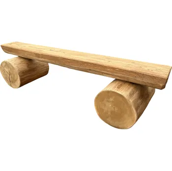 Zahradní lavice PROFIBA Celodřevěná lavice DUB k ohništi