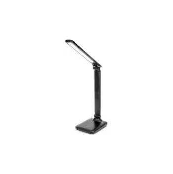 Lampička Platinet PDL194B stolní LED lampa Remus 5W stmívatelná, dotykové ovládání, USB port, černá