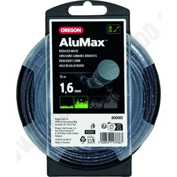 Žací struna OREGON ALUMAX tichá - kulatá zatočená 1,6 mm x 15m (800001n)