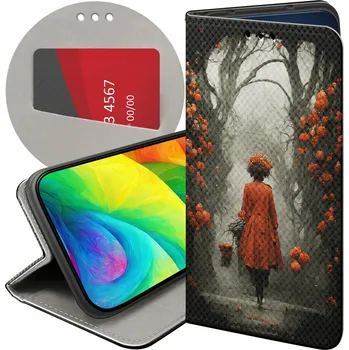 Pouzdro na mobilní telefon Flipové pouzdro Hello Case pro Samsung Galaxy A41 oranžové