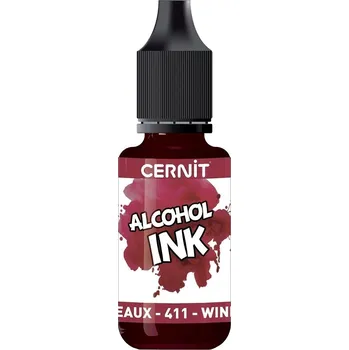 Výtvarná barva Cernit Alcohol Ink Akrylový tuš Wine Red 20 ml 1 ks