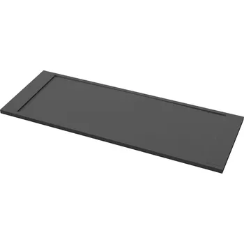 Sprchová vanička Rug Dual Flow šedá - ATYP obdélníková sprchová vanička 240-295 x 70-90, 2 sifony, PlyLite W30X2ASSM516