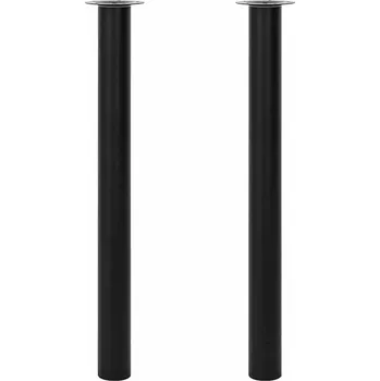 Jídelní stůl Nábytek XL 2 teleskopické stolové nohy černé 710 mm - 1100 mm 242153