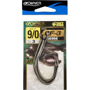 Rybářský háček Háčky na sumce Owner s protihrotem, 3 ks