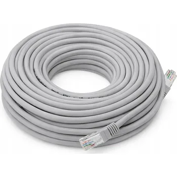 Síťový kabel Patchcord Blow U/UTP 5e RJ45 / RJ45 20 m šedý