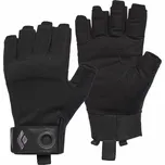 Black Diamond BLACK DIAMOND Rukavice CRAG HALF-FINGER GLOVES - 0 - černá - S