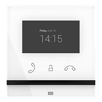 Zabezpečovací technika 2N Telekomunikace a.s. Indoor Compact, White