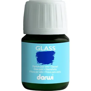 Speciální výtvarná barva Darwi DA0700030600C Barva na sklo Green 30 ml 1 ks