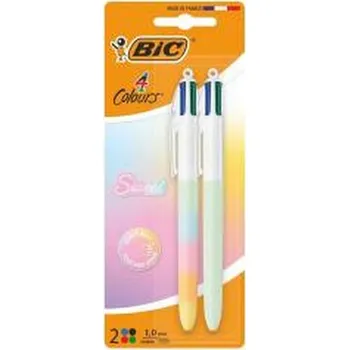 Długopis 4 Colors Sweet Pastel 1mm mix 2szt BIC