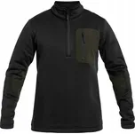 Mil-Tec Termoprádlo Fleecová Mikina s krátkým zipem Černé XL