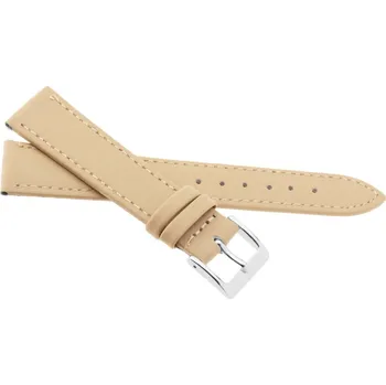 Řemínek na hodinky Kožený řemínek JVD R18217, 30mm, béžový