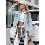 Dámská bunda džínová oversize STEFANIA TY4895 Barva: Nebeská, Velikost: L