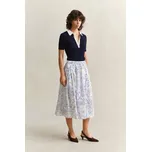 SUKNĚ GANT FLORAL PRINT PULL ON SKIRT WHITE