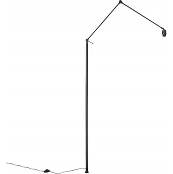 Stojací lampa Stojací lampa s ramenem černá - Editor