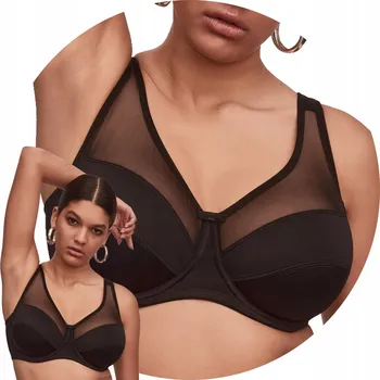 Dámské spodní prádlo Alles měkká podprsenka černá, velikost 85E