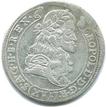 Leopold I. XV Kreuzer 1684 / KB. Kremnica. Ag.