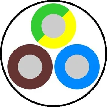 elektrický kabel Kabel CYKY-J 3x6