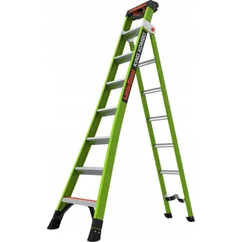 Železářství Little Giant King Kombo 8+6 – žebřík 3v1 ze sklolaminátu, nosnost 150 kg