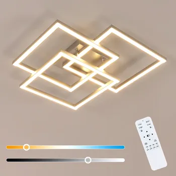 Závěsné svítidlo Tealight šedé 3-bodové LED moderní stmívatelné