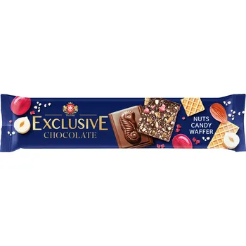 Čokoláda Taitau Exclusive Selection Čokoláda s oplatkou, bonbony a oříšky 45 g