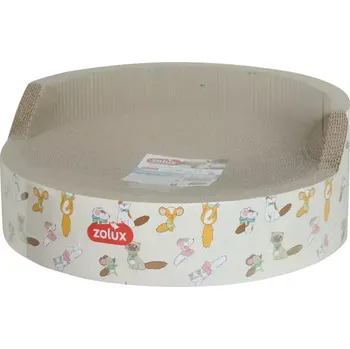 Zolux Chatouille  kulaté škrabadlo pro kočky s kočičí mátou 90 x 390 x 155 mm béžové