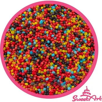 Jedlá dekorace na dort SweetArt cukrový máček Cars mix (90 g)