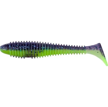 Rybářský háček 6ks - Gumová Nástraha Keitech FAT Swing Impact 4,3" 10,9cm 10,3gr Violet Lime Berry