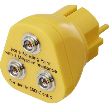 TRU COMPONENTS TC-12351668 Zemnicí zástrčka 3x připojení tlačítka 10 mm 1 ks