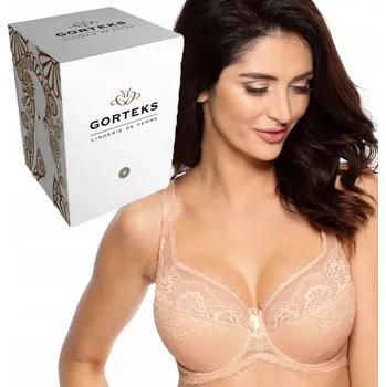 Dámské oblečení Gorteks polovyztužená podprsenka béžová velikost 75D