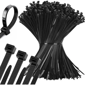 Stahovací páska Verk Group ČERNÉ DRÁŽKY 100x2,5mm 100 ks (500)