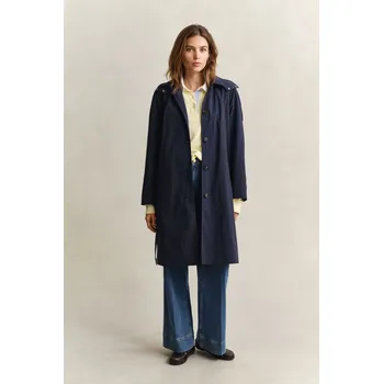 Dámský kabát KABÁT GANT BELTED WIND COAT EVENING BLUE