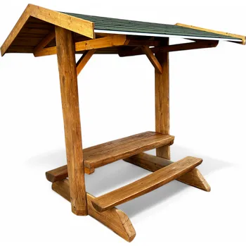 Zahradní nábytek PROFIBA Celodřevěné zastřešené posezení DUB