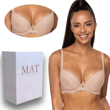 Dámské oblečení MAT push-up podprsenka béžová, velikost 80A