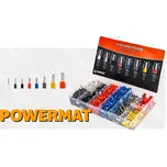Sada izolovaných lisovacích dutinek 1200 ks POWERMAT PM-TZDP-1200T – 0,5–10 mm²